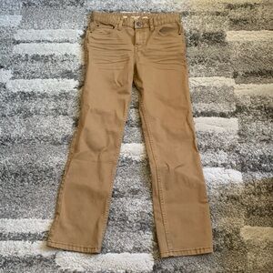 Cat & Jack straight brown jeans size 14 kids